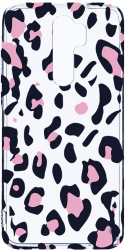 Husa Bestcase comp cu Xiaomi Redmi 9 Pink Leopard Pattern 2MM Soft Silicon prot cam T 1033 