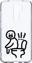 Husa Bestcase comp cu Xiaomi Redmi 9 Pooping 2MM Soft Silicon prot cam T 981 