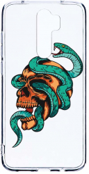 Husa Bestcase comp cu Xiaomi Redmi 9 Skull 2MM Soft Silicon prot cam T 831