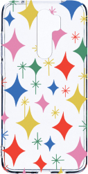 Husa Bestcase comp cu Xiaomi Redmi 9 Star Pattern 2MM Soft Silicon prot cam T 988 