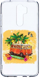 Husa Bestcase comp cu Xiaomi Redmi 9 Summer Car 2MM Soft Silicon prot cam T 814 