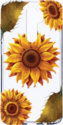 Husa Bestcase comp cu Xiaomi Redmi 9 Sun Flower 2MM Soft Silicon prot cam T 1070 