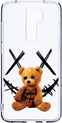 Husa Bestcase comp cu Xiaomi Redmi 9 Teddy Bear Smile 2MM Soft Silicon prot cam T 982 