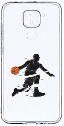 Husa Bestcase comp cu Xiaomi Redmi Note 9 Basketball 2MM Soft Silicon prot cam T 791 