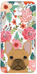 Husa Bestcase comp cu Xiaomi Redmi Note 9 Dog and Flowers 2MM Soft Silicon prot cam T 637 
