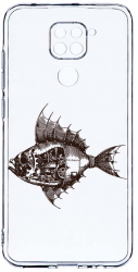 Husa Bestcase comp cu Xiaomi Redmi Note 9 Fish 2MM Soft Silicon prot cam T 825 