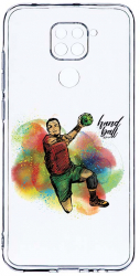 Husa Bestcase comp cu Xiaomi Redmi Note 9 Handball Player 2MM Soft Silicon prot cam T 801 