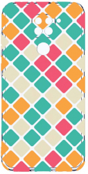 Husa Bestcase comp cu Xiaomi Redmi Note 9 Mozaic 2MM Soft Silicon prot cam T 123 