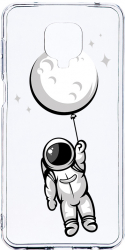 Husa Bestcase comp cu Xiaomi Redmi Note 9 Pro / Redmi Note 9 Pro Max Astronaut 2MM Soft Silicon prot cam T 996 