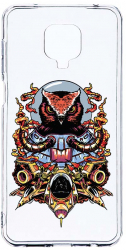 Husa Bestcase comp cu Xiaomi Redmi Note 9 Pro / Redmi Note 9 Pro Max Astronaut Owl 2MM Soft Silicon prot cam T 817 