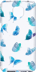 Husa Bestcase comp cu Xiaomi Redmi Note 9 Pro / Redmi Note 9 Pro Max Butterfly Pattern 2MM Soft Silicon prot cam T 1012 