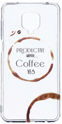 Husa Bestcase comp cu Xiaomi Redmi Note 9S Coffee 2MM Soft Silicon prot cam T 33 