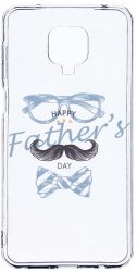 Husa Bestcase comp cu Xiaomi Redmi Note 9S Fathers Day 2MM Soft Silicon prot cam T 797 