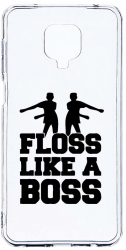 Husa Bestcase comp cu Xiaomi Redmi Note 9S Floss Like A Boss 2MM Soft Silicon prot cam T 765 