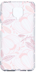 Husa Bestcase comp cu Xiaomi Redmi Note 9S Flowers 2MM Soft Silicon prot cam T 113 