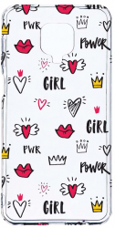 Husa Bestcase comp cu Xiaomi Redmi Note 9S Girl Power 2MM Soft Silicon prot cam T 249 