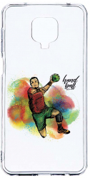 Husa Bestcase comp cu Xiaomi Redmi Note 9 Pro / Redmi Note 9 Pro Max Handball Player 2MM Soft Silicon prot cam T 801 