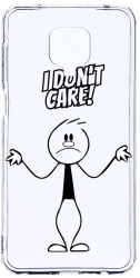 Husa Bestcase comp cu Xiaomi Redmi Note 9S I Dont Care 2MM Soft Silicon prot cam T 162 