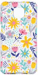 Husa Bestcase comp cu Xiaomi Redmi Note 9 Pro / Redmi Note 9 Pro Max Little Flowers 2MM Soft Silicon prot cam T 758