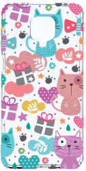Husa Bestcase comp cu Xiaomi Redmi Note 9S Lovely Cat 2MM Soft Silicon prot cam T 41 