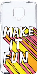 Husa Bestcase comp cu Xiaomi Redmi Note 9S Make It Fun 2MM Soft Silicon prot cam T 494 