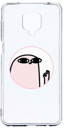 Husa Bestcase comp cu Xiaomi Redmi Note 9S Meme 2MM Soft Silicon prot cam T 658 