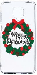 Husa Bestcase comp cu Xiaomi Redmi Note 9S Merry Xmas 2MM Soft Silicon prot cam T 346 