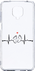 Husa Bestcase comp cu Xiaomi Redmi Note 9 Pro / Redmi Note 9 Pro Max My Little Love 2MM Soft Silicon prot cam T 966 
