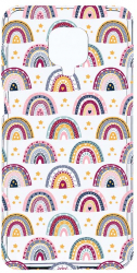 Husa Bestcase comp cu Xiaomi Redmi Note 9 Pro / Redmi Note 9 Pro Max Rainbow Hand Drawn 2MM Soft Silicon prot cam T 839 