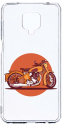 Husa Bestcase comp cu Xiaomi Redmi Note 9 Pro / Redmi Note 9 Pro Max Retro Bike 2MM Soft Silicon prot cam T 818 