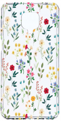 Husa Bestcase comp cu Xiaomi Redmi Note 9S Spring Flowers 2MM Soft Silicon prot cam T 635 
