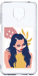 Husa Bestcase comp cu Xiaomi Redmi Note 9S Summer Girl 2MM Soft Silicon prot cam T 837 