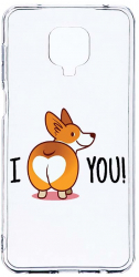 Husa Bestcase comp cu Xiaomi Redmi Note 9S Sweet doggy Emoji 2MM Soft Silicon prot cam T 593 