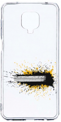 Husa Bestcase comp cu Xiaomi Redmi Note 9S Tire Tracks 2MM Soft Silicon prot cam T 821 