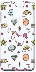 Husa Bestcase comp cu Xiaomi Redmi Note 9S Unicorn - universe 2MM Soft Silicon prot cam T 526 
