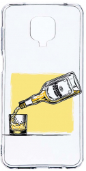 Husa Bestcase comp cu Xiaomi Redmi Note 9S Whiskey 2MM Soft Silicon prot cam T 805 