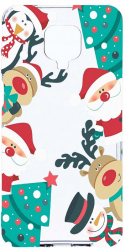 Husa Bestcase comp cu Xiaomi Redmi Note 9S Xmas 2MM Soft Silicon prot cam T 338 