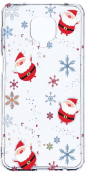 Husa Bestcase comp cu Xiaomi Redmi Note 9S Xmas - Santa Claus 2MM Soft Silicon prot cam T 308 