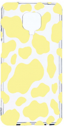 Husa Bestcase comp cu Xiaomi Redmi Note 9S Yellow Cow 2MM Soft Silicon prot cam T 787