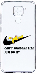 Husa Bestcase comp cu Xiaomi Redmi Note 9 Simpson Just Do It 2MM Soft Silicon prot cam T 751 