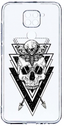 Husa Bestcase comp cu Xiaomi Redmi Note 9 Skull 2MM Soft Silicon prot cam T 191 