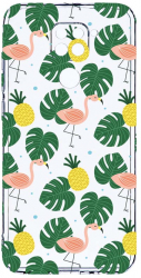 Husa Bestcase comp cu Xiaomi Redmi Note 9 Tropical 2MM Soft Silicon prot cam T 93 