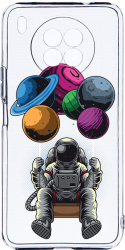 Husa Bestcase Compatibila cu Honor 50 Lite Astronaut 2MM Soft Silicon prot cam T 995 