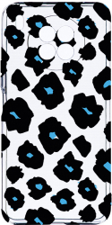 Husa Bestcase Compatibila cu Honor 50 Lite Blue Leopard Pattern 2MM Soft Silicon prot cam T 1039 