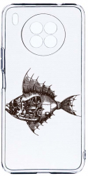 Husa Bestcase Compatibila cu Honor 50 Lite Fish 2MM Soft Silicon prot cam T 825 