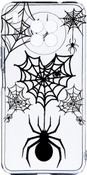 Husa Bestcase Compatibila cu Honor 50 Lite Spider Web 2MM Soft Silicon prot cam T 1036 