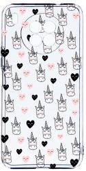 Husa Bestcase Compatibila cu Honor 50 Lite Unicorn Pattern 2MM Soft Silicon prot cam T 190 