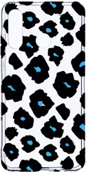 Husa Bestcase Compatibila cu Huawei P30 Lite Blue Leopard Pattern 2MM Soft Silicon prot cam T 1039 