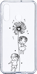Husa Bestcase Compatibila cu Huawei P30 Lite Girl And Boy 2MM Soft Silicon prot cam T 1049 