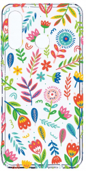 Husa Bestcase Compatibila cu Huawei P30 Lite Happy Flowers 2MM Soft Silicon prot cam T 756 